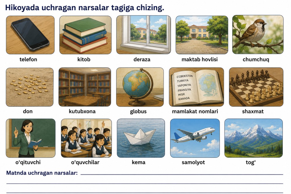 Yangi so'zlar